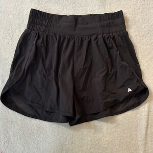 Balance Athletica/Vitality Black High Waisted Running Shorts